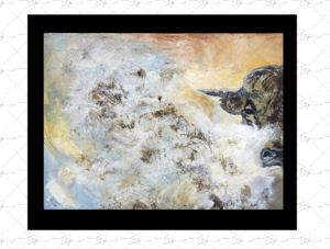 Copie de la peinture intitulée "Force tranquille" peinte par Eljo.