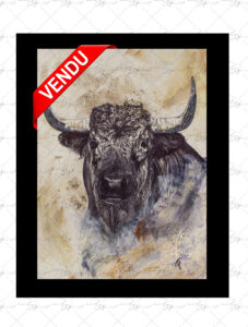 Copie de la peinture intitulée "El Bravo" peinte par Eljo.