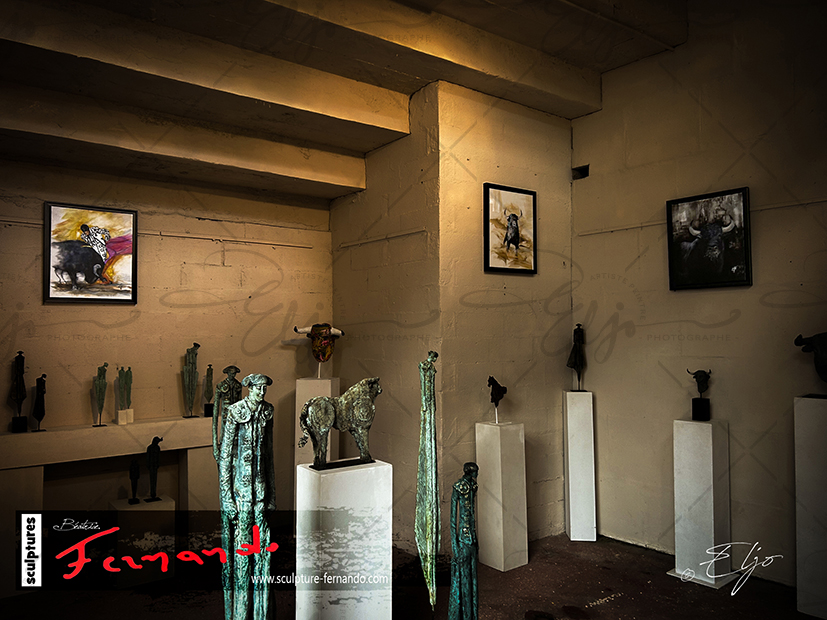 Exposition TAURINE - Photos Peintures
SCULPTURES ©béatice FERNANDO - Photos © ELJO - Tous droits réservés