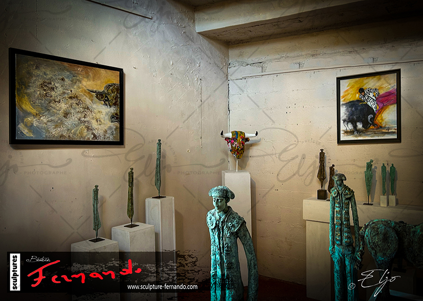 Exposition TAURINE - Photos Peintures
SCULPTURES ©béatice FERNANDO - Photos © ELJO - Tous droits réservés