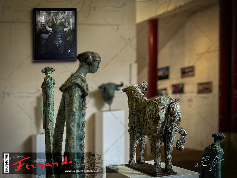 Exposition TAURINE - Photos Peintures
SCULPTURES ©béatice FERNANDO - Photos © ELJO - Tous droits réservés