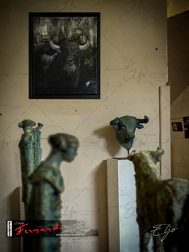 Exposition TAURINE - Photos Peintures
SCULPTURES ©béatice FERNANDO - Photos © ELJO - Tous droits réservés