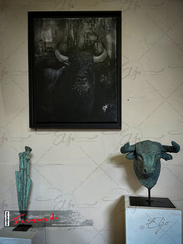 Exposition TAURINE - Photos Peintures
SCULPTURES ©béatice FERNANDO - Photos © ELJO - Tous droits réservés