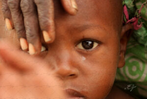 Copie de la photographie "Regard intense" réalisée par Eljo, artiste peintre photographe.