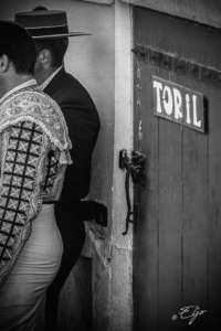 Copie de la photographie "Toril" réalisée par Eljo, artiste peintre photographe.